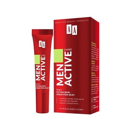 

AA Men Active Care 3в1 Сверхлегкий крем для глаз 15 мл