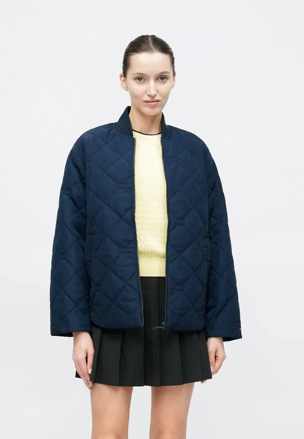 Стеганая куртка-бомбер с утеплителем Tommy Hilfiger, Dark Night Navy