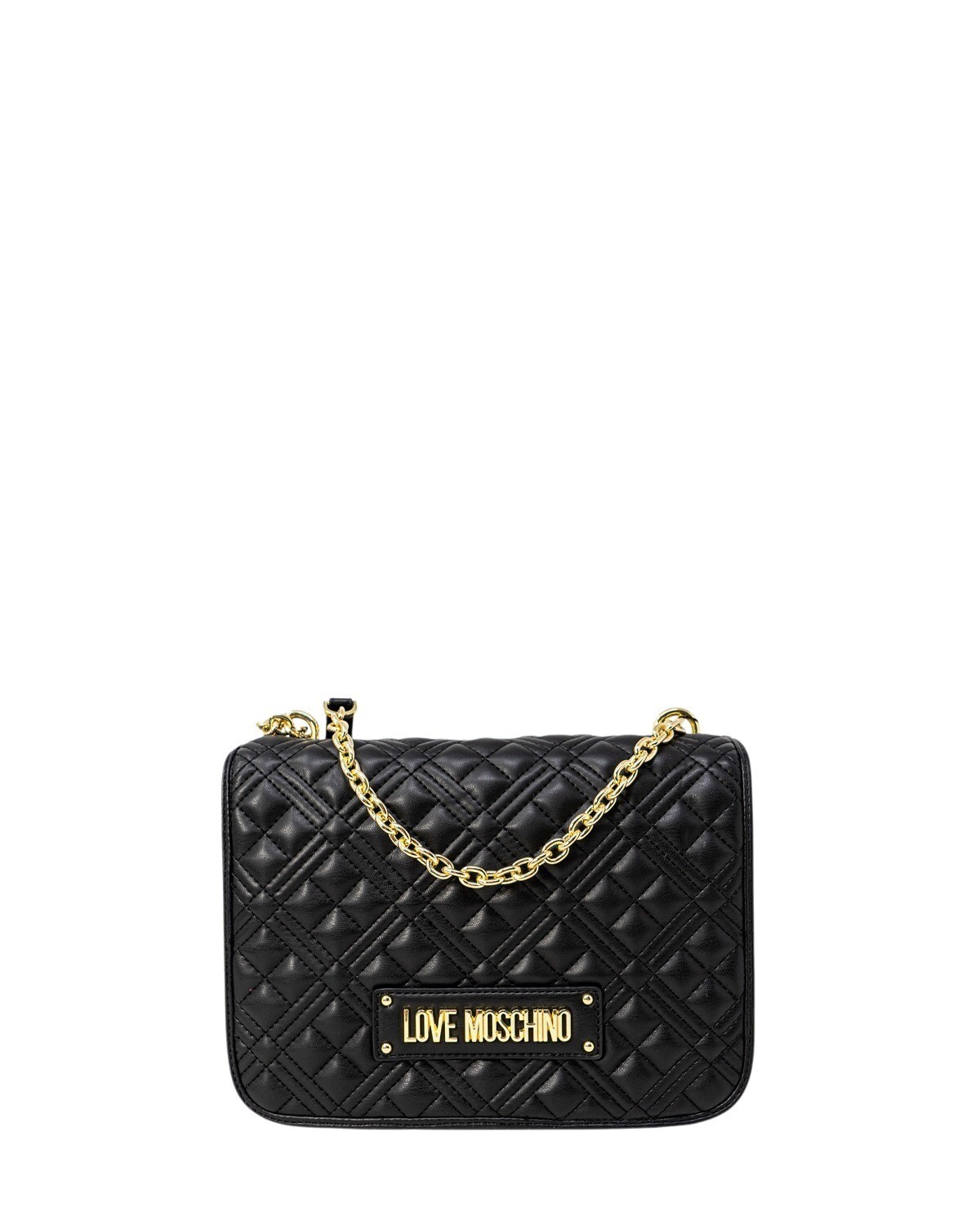 

Сумка Love Moschino стеганая, черный