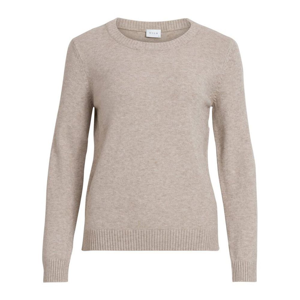 

Бежевый вискозный свитер Vila Clothes