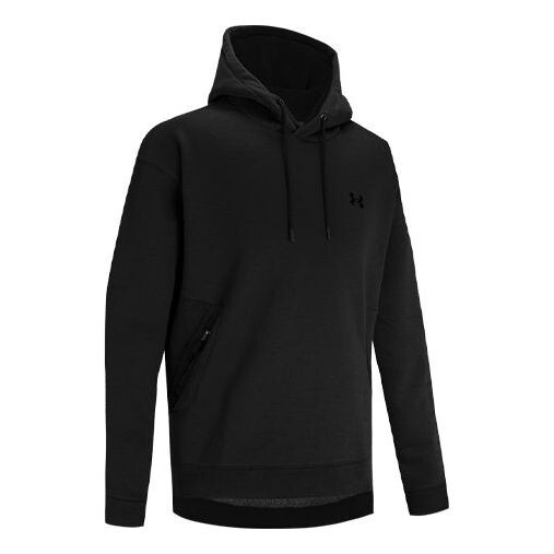 

Толстовка recover fleece hoodie 'black' Under Armour, черный
