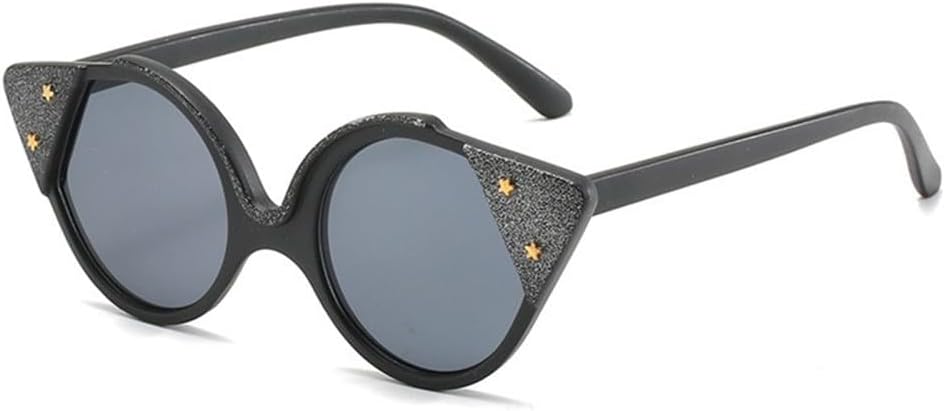 

Круглые солнцезащитные очки для женщин и мужчин. Солнцезащитные очки «кошачий глаз» в классическом винтажном стиле с защитой от УФ-излучения UV400 для использования на открытом воздухе VFDHN, 4