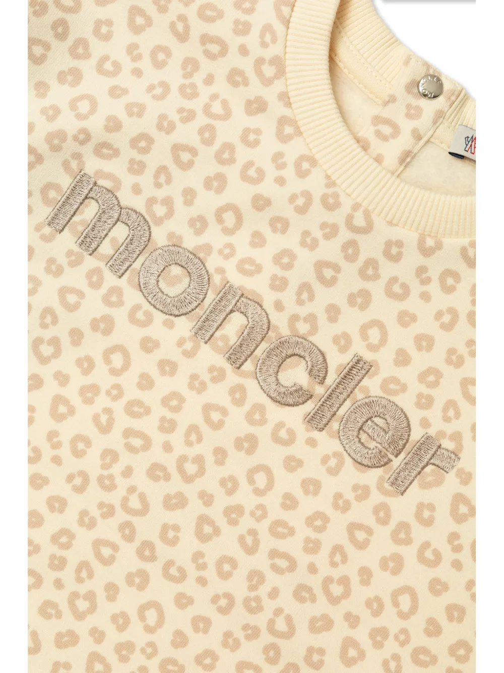 Спортивный костюм с логотипом Moncler Enfant, желтый — фото 3