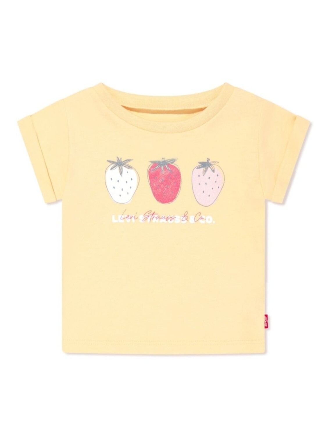 Levi's Kids комплект из футболки и шортов с принтом, синий — фото 3