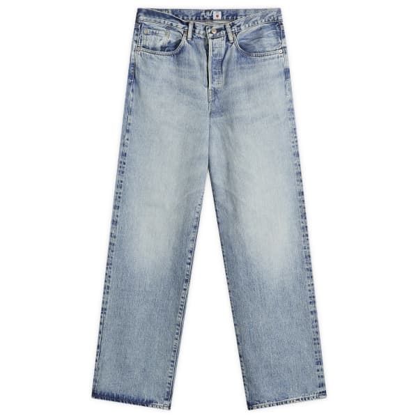 

Джинсы широкого кроя из красного денима Edwin, Blue Light Used