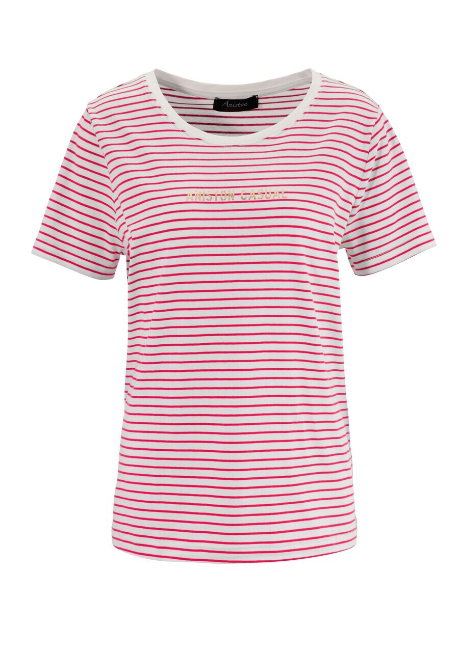 

Футболка Aniston Casual, цвет Bright Red/White