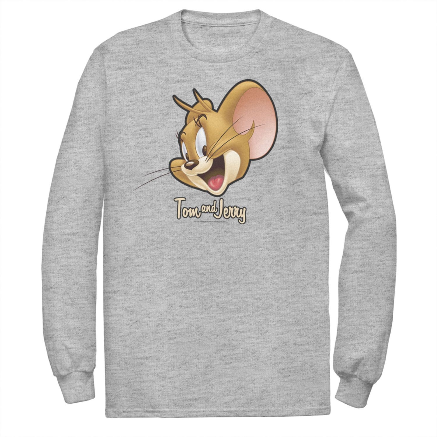 

Мужская футболка Tom And Jerry Simple Jerry с большим лицом Licensed Character