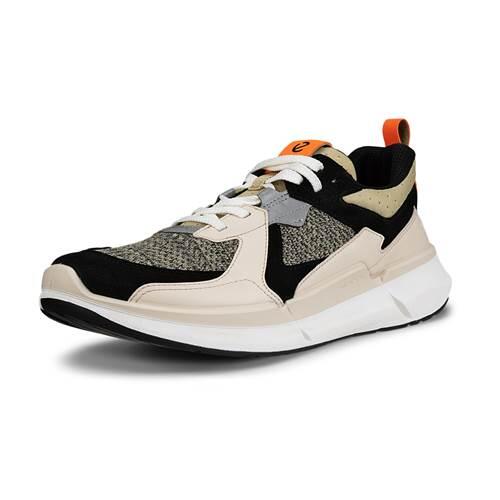 

Кроссовки ecco Biom 2.2 бежевые чёрные мужские