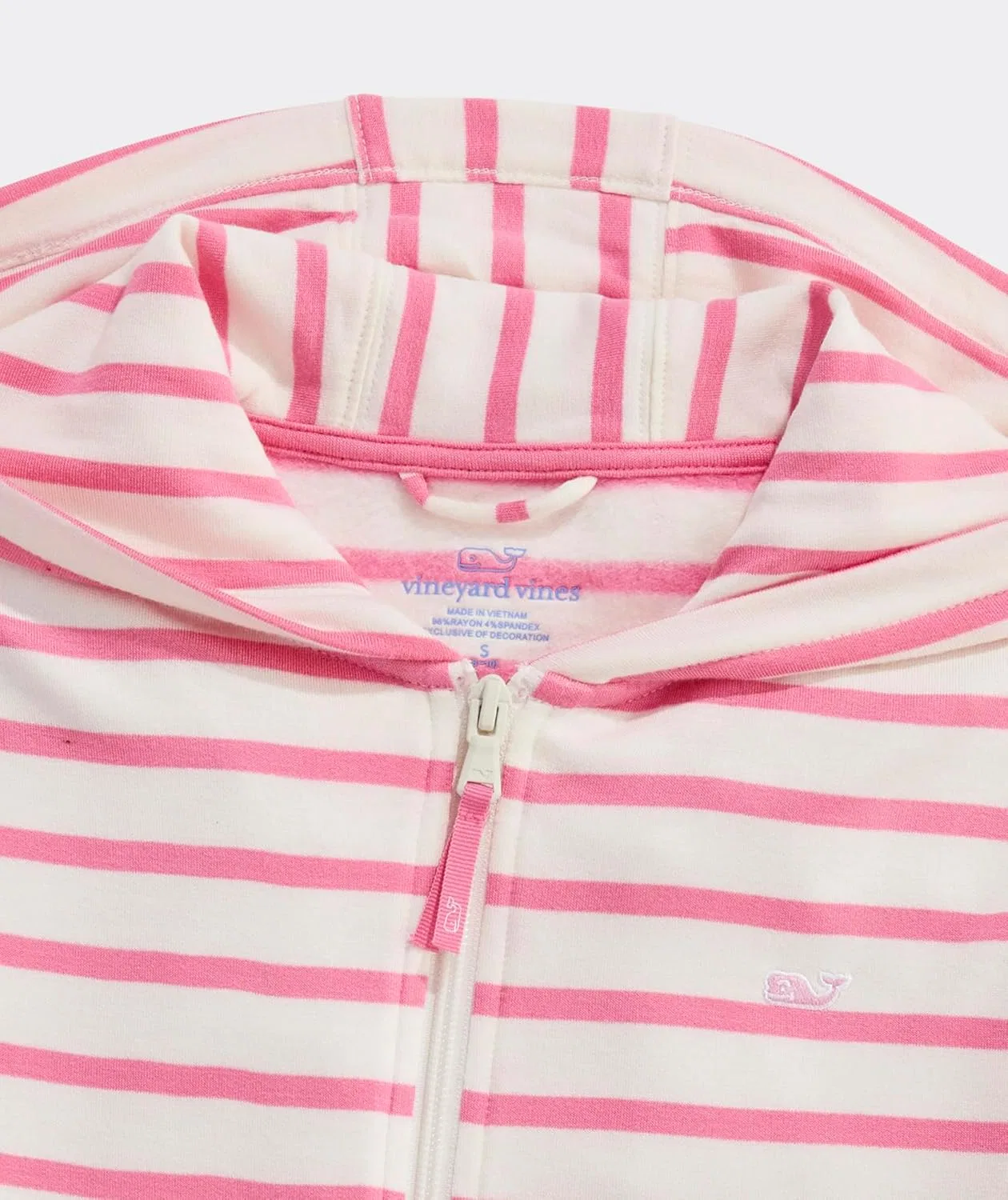 Детская толстовка с капюшоном Dreamcloth, vineyard vines, цвет Stripe Bahama Breeze — фото 3