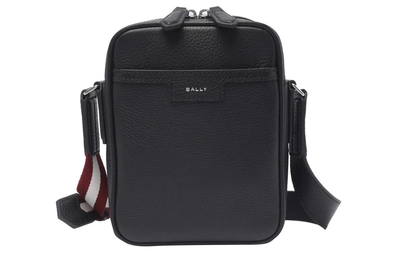 

BALLY Мужская сумка через плечо из телячьей кожи, черная