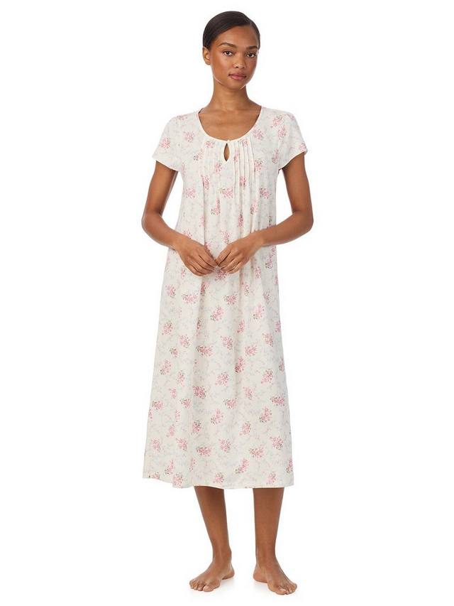 

Классическая вязаная ночная сорочка Lauren Floral Ralph Lauren, Ivory