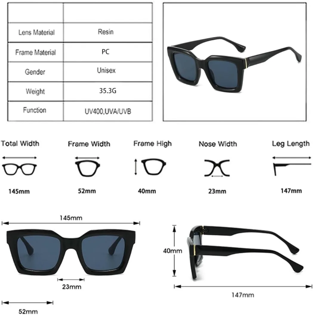 

Модные мужские и женские квадратные солнцезащитные очки с градиентным покрытием, обеспечивающие защиту от УФ-излучения UV400 TVTBBVV, Yellow Beige Yellow