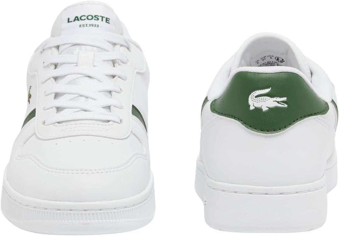 Кроссовки Lacoste для детей и подростков, комплект T-Clip, белый/зеленый — фото 2