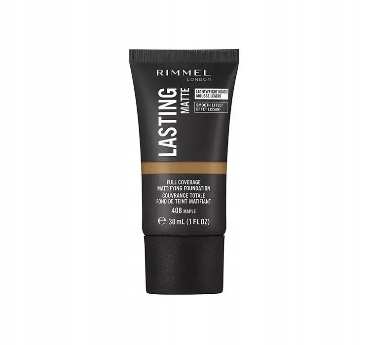 Rimmel Lasting Matte 408 тональный крем с эффектом кленового лица 30 мл Inna marka — фото 2