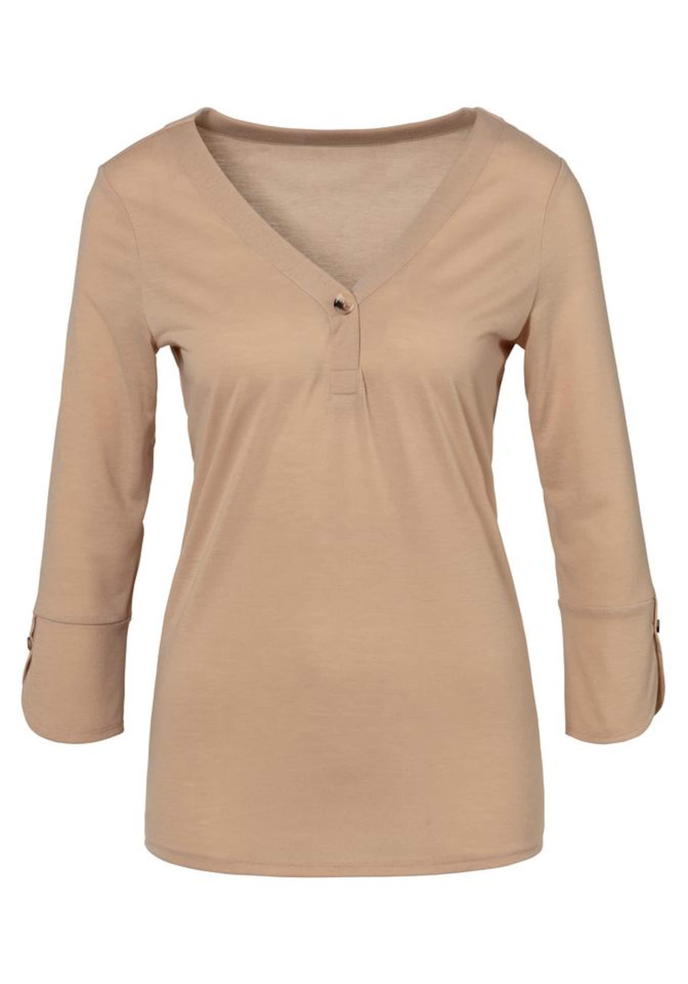 

LASCANA Лонгслив в цвете Nude