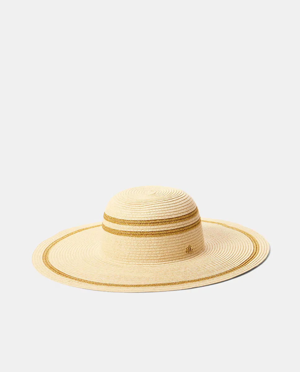 

Женская шапка из рафии Lauren Ralph Lauren, бежевый