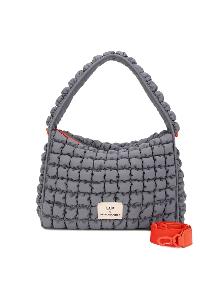 

Les Visionnaires Сумка-хобо Unio, 47 см, графитового цвета