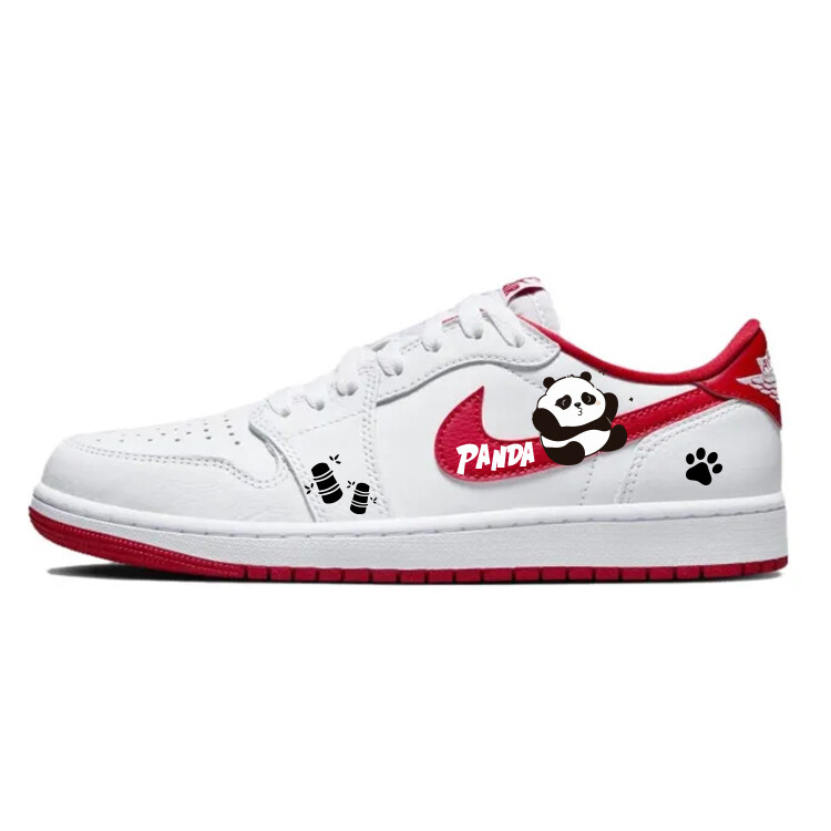 

Баскетбольные кроссовки Air 1 Vintage Unisex Low-Top White/Red Jordan