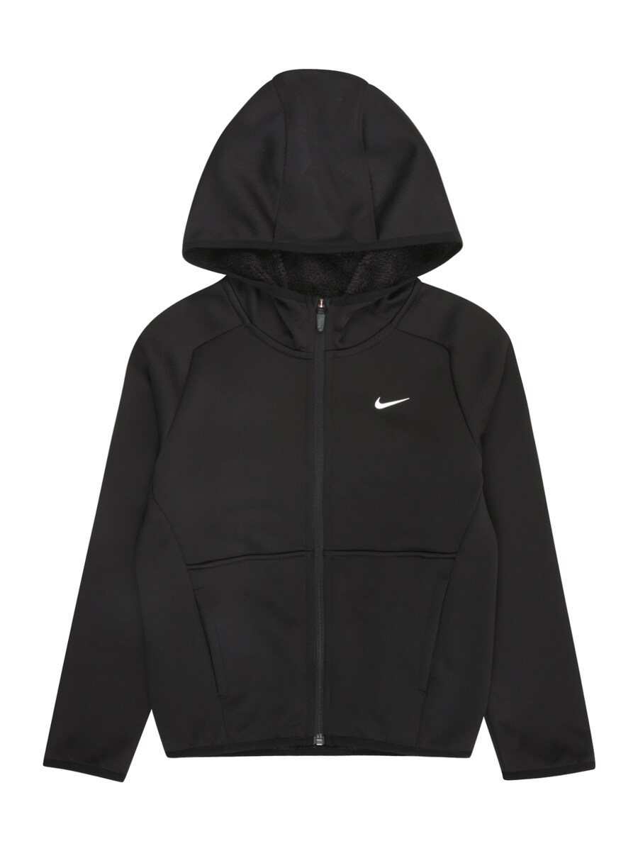 

Спортивная толстовка с капюшоном на молнии NIKE Therma Fleece, черный