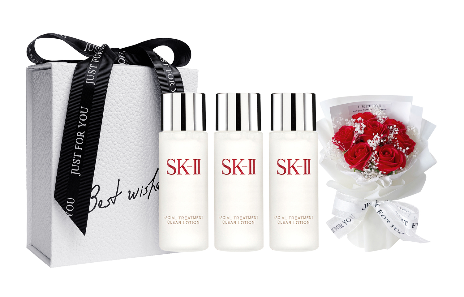 

SK II Fairy Water наборы для ухода за кожей Unisex SK-II, Rejuvenating Cleansing Dew 30ml in 3 sticks - белый jade yarn bouquet platinum gift box