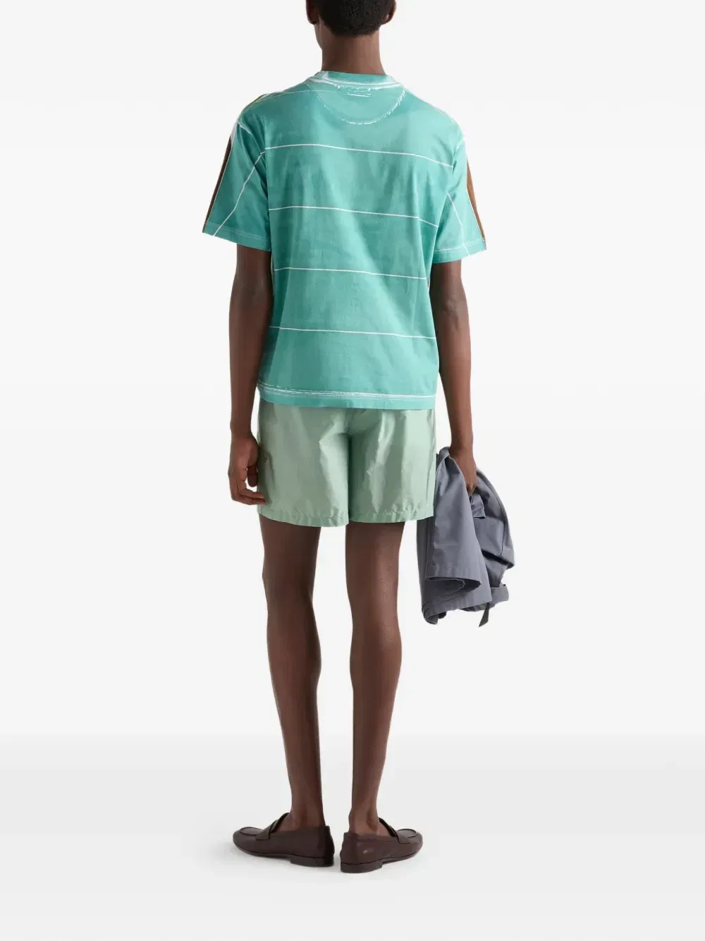 Плавки Re-Nylon Prada, зеленый — фото 3
