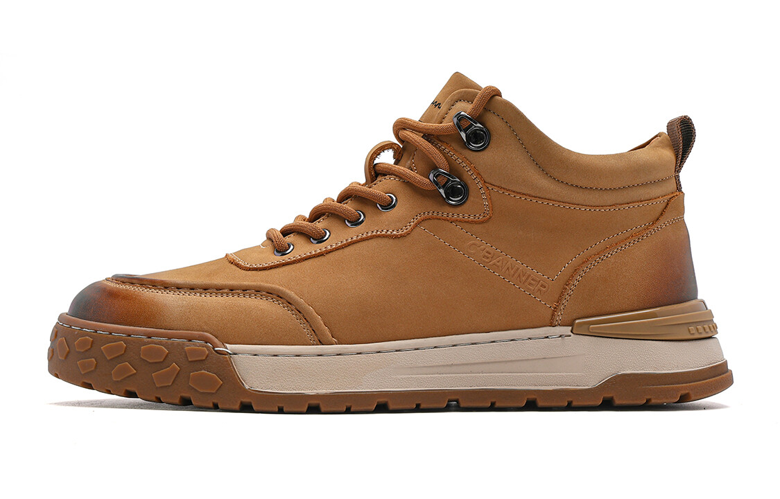 

Кроссовки C°BANNER Skateboarding Shoes Men High-top Yellow, цвет Earth Yellow