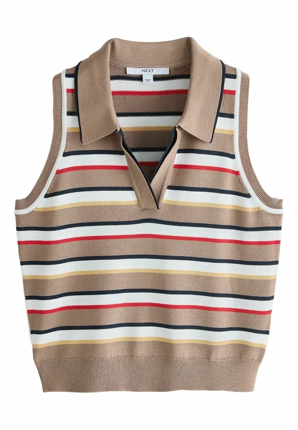 Поло Next, camel stripe, верблюжий полоска