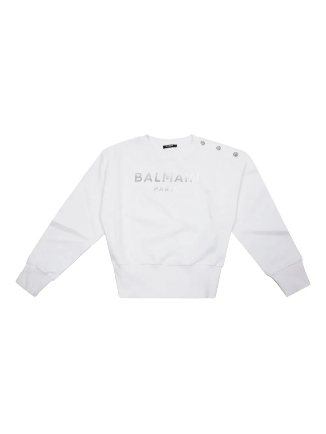 

Детская хлопковая толстовка Balmain Balmain Kids, белый