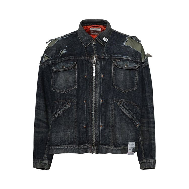 

Куртка Maison Mihara Yasuhiro Layered Denim Jacket Indigo, синий