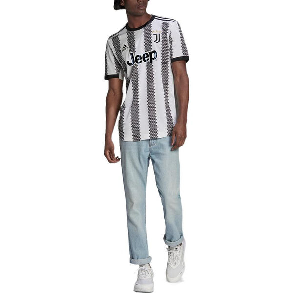 Футболка juventus 22 23 домашняя аутентичная футболка Adidas, белый — фото 2