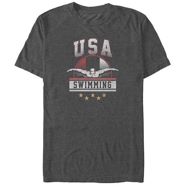 

Футболка с принтом Big & Tall USA Swimming Unbranded
