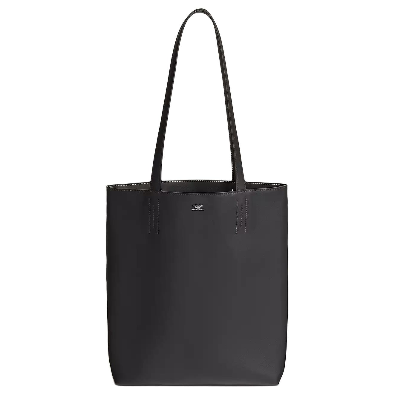 

HERMES Double Sens Swift Calfskin Shoulder Bag Women's 89 Черный Black