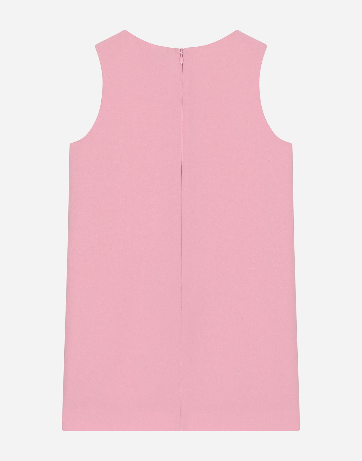Мини-платье А-силуэта из ткани кадди Dolce&Gabbana, розовый — фото 3