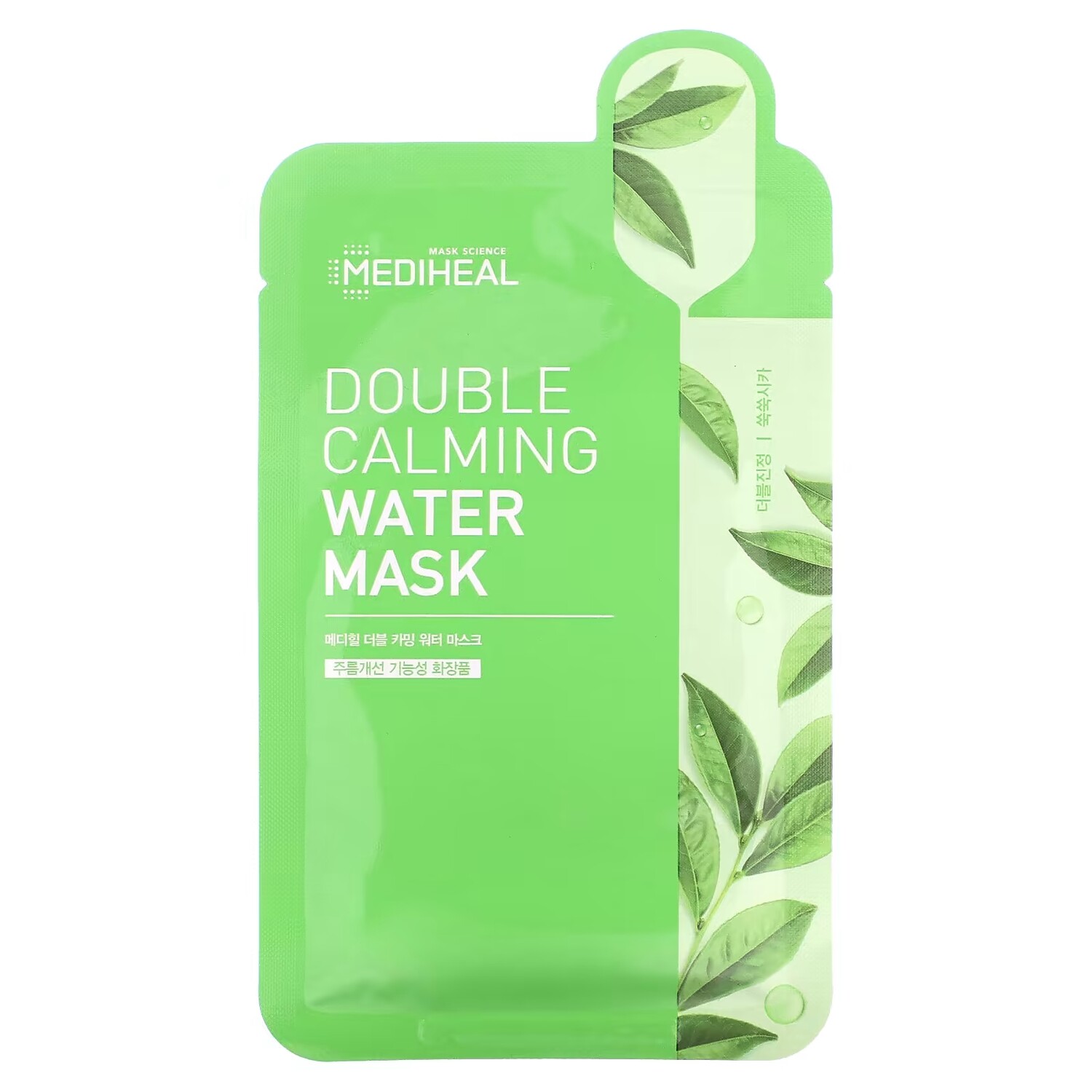 

MEDIHEAL Double Calming Water Beauty Mask, 1 тканевая маска, 0,68 жидких унций (20 мл)