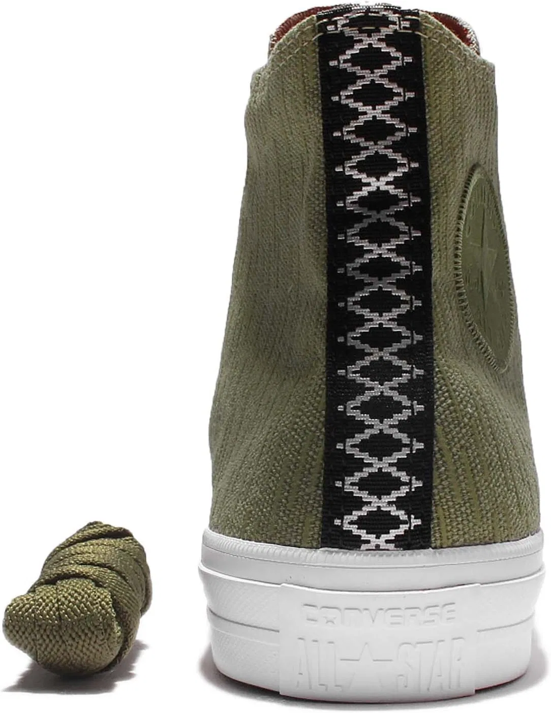 Кроссовки Converse Chuck Taylor All Star - Кроссовки Converse Chuck II Shied - Цвет: зеленый/красный — фото 3