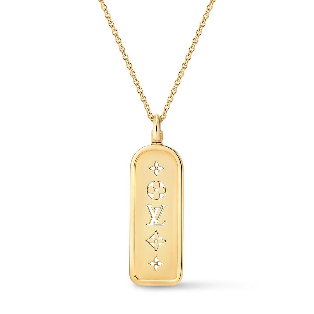 

Подвеска Les Gastons Vuitton Large Tag, желтое золото Louis Vuitton, золотой