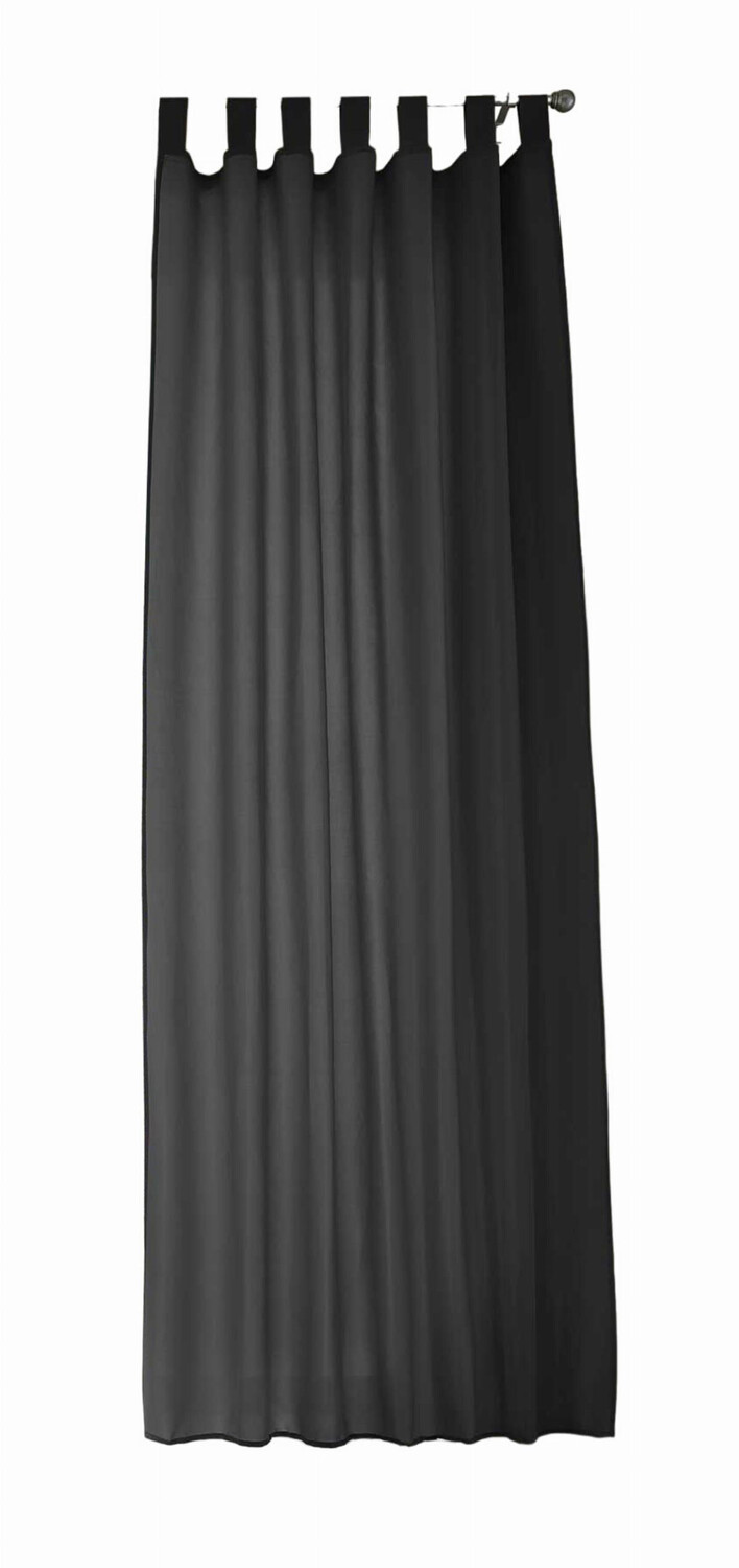 

Штора Gardinenbox, 140x225 см, черный