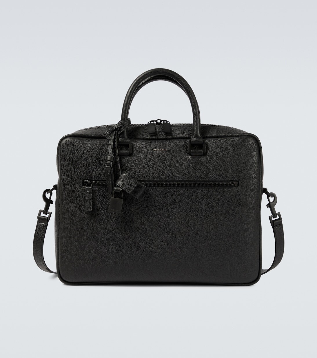 

Кожаный портфель sac de jour Saint Laurent, черный