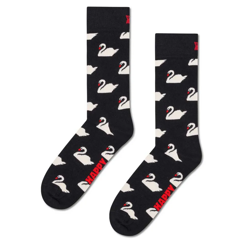

Носки Happy Swan crew, черный