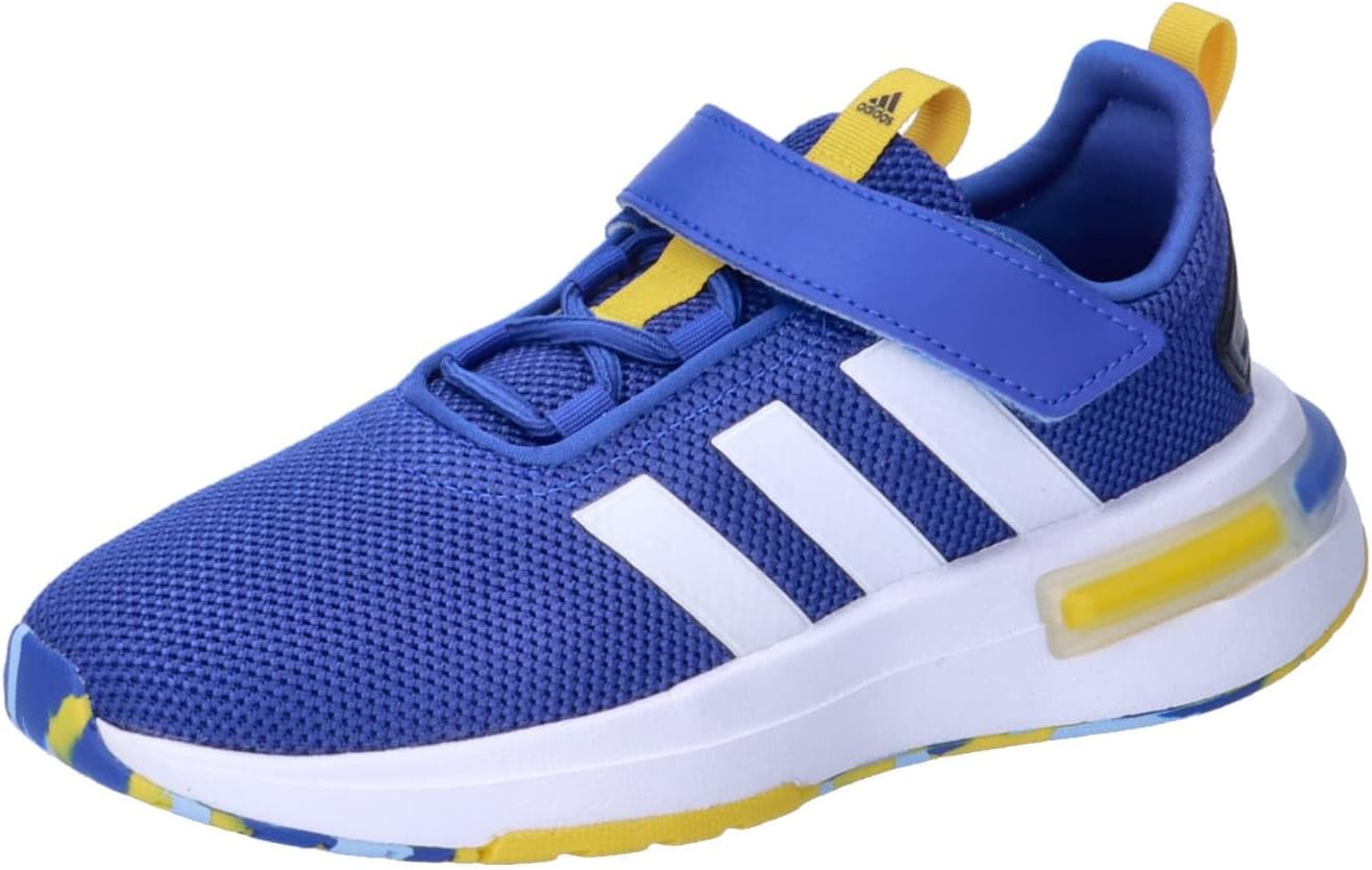 

Кроссовки adidas Kids Racer Tr23, белый/синий/желтый