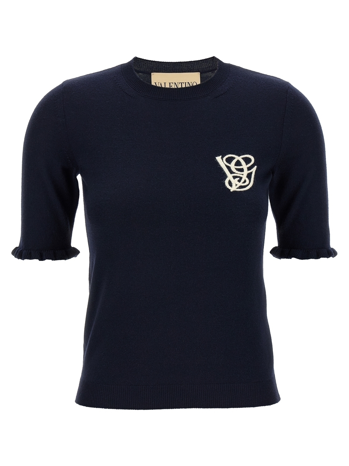 

Топ Valentino Garavani с вышивкой VG VALENTINO GARAVANI, синий