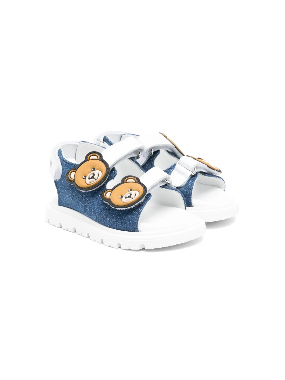 

Сандалии с аппликацией Teddy Bear Moschino Kids, синий