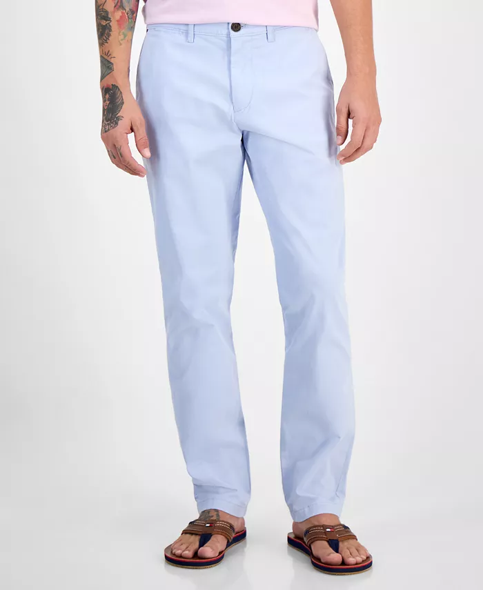 

Мужские узкие эластичные брюки-чиносы TH Flex Stretch Slim-Fit Tommy Hilfiger, синий