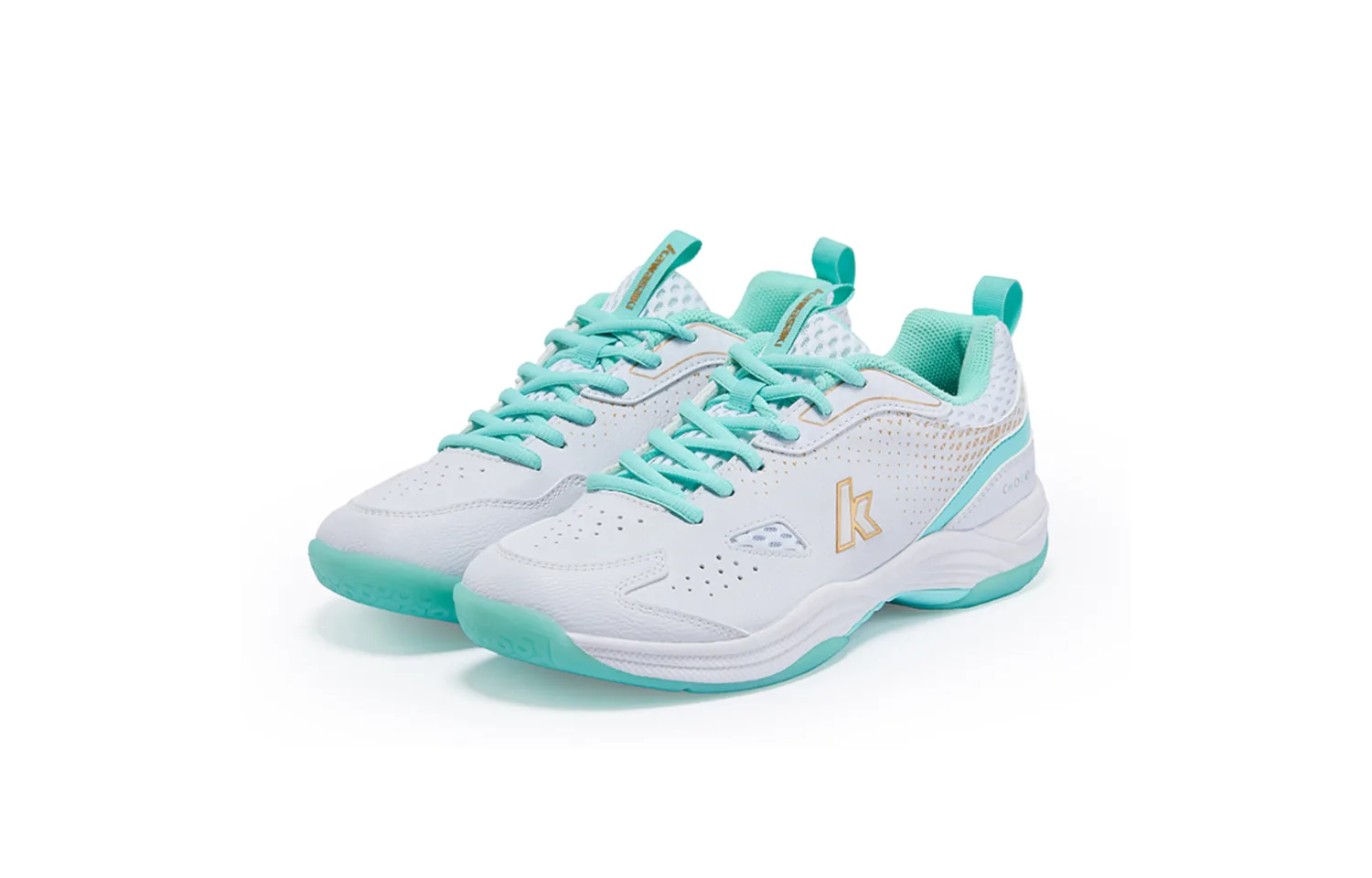 Кроссовки Ball Madness Collection с комфортной амортизацией, нескользящей подошвой, износостойкие и дышащие Kawasaki, белый фиолетовый — фото 4