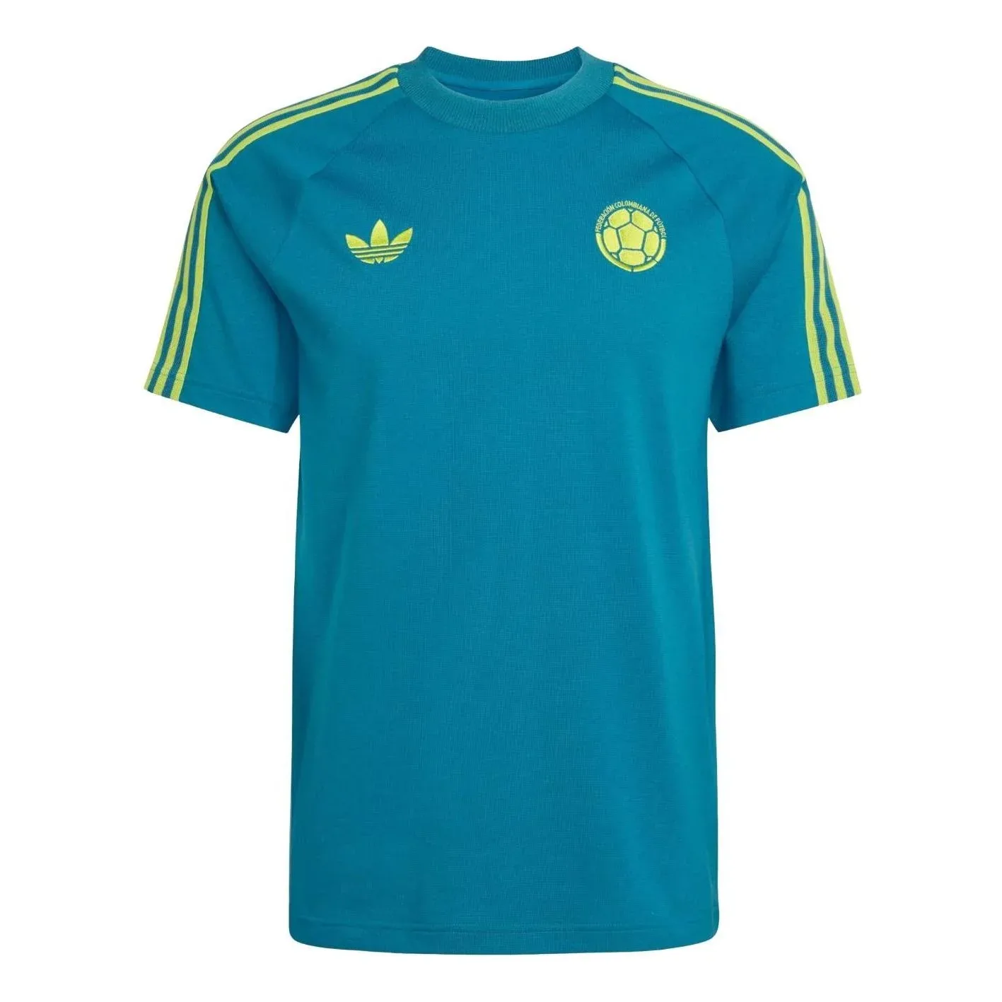 Футболка Adidas Colombia Originals 'Mystery Petrol', синий
