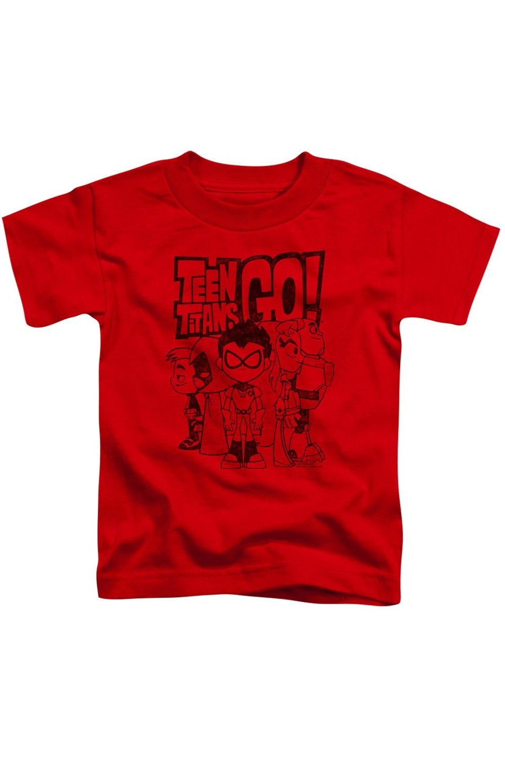 

Футболка Teen Titans Go с коротким рукавом для детей Gildan, красный