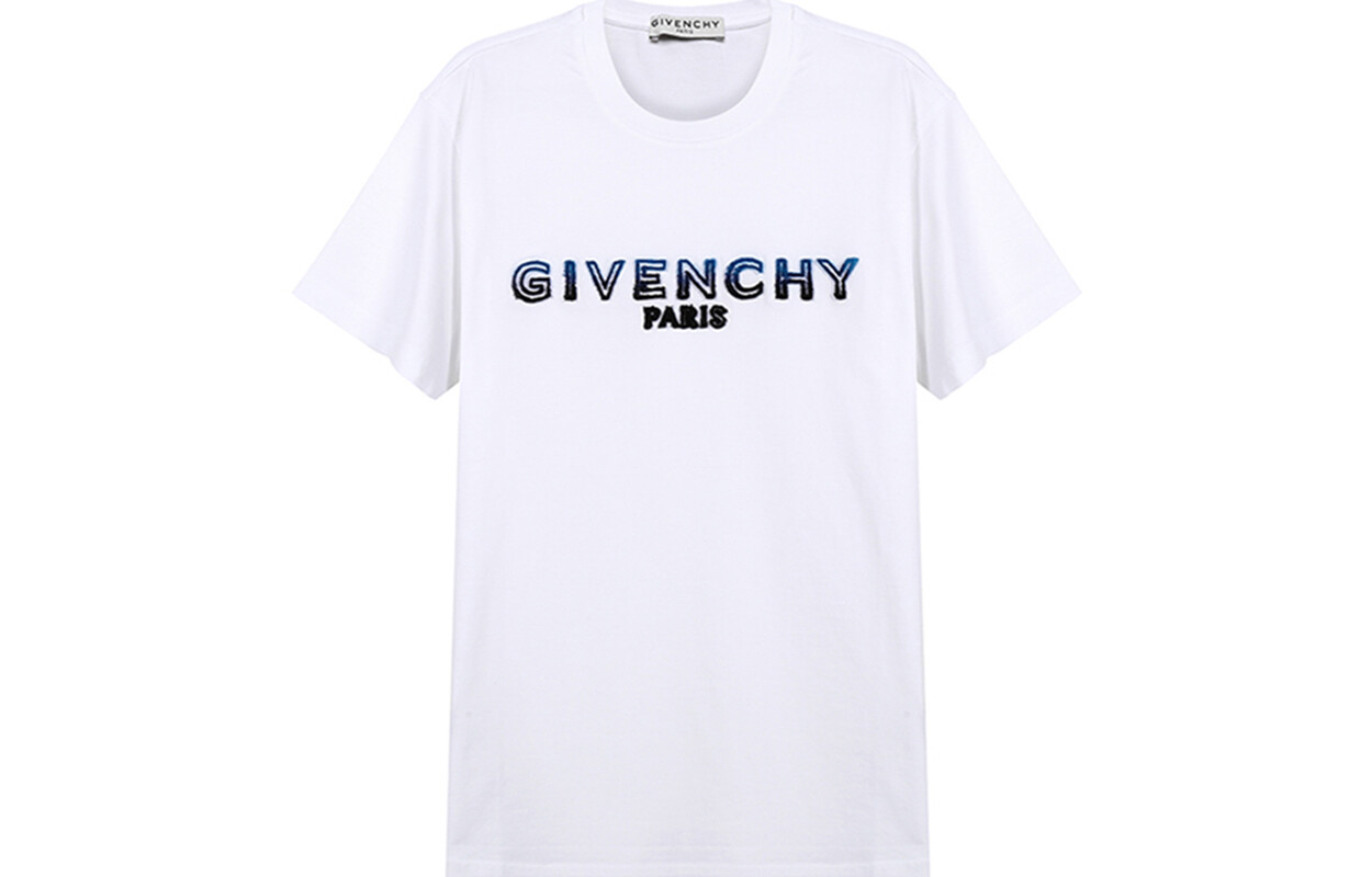 

Футболка мужская Givenchy, белый/синий
