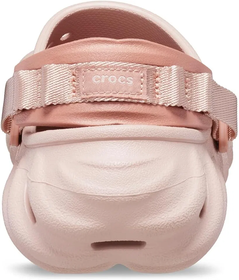 Кроксы Unisex Echo Clogs Wooden Shoes Crocs, Pink Clay — фото 4