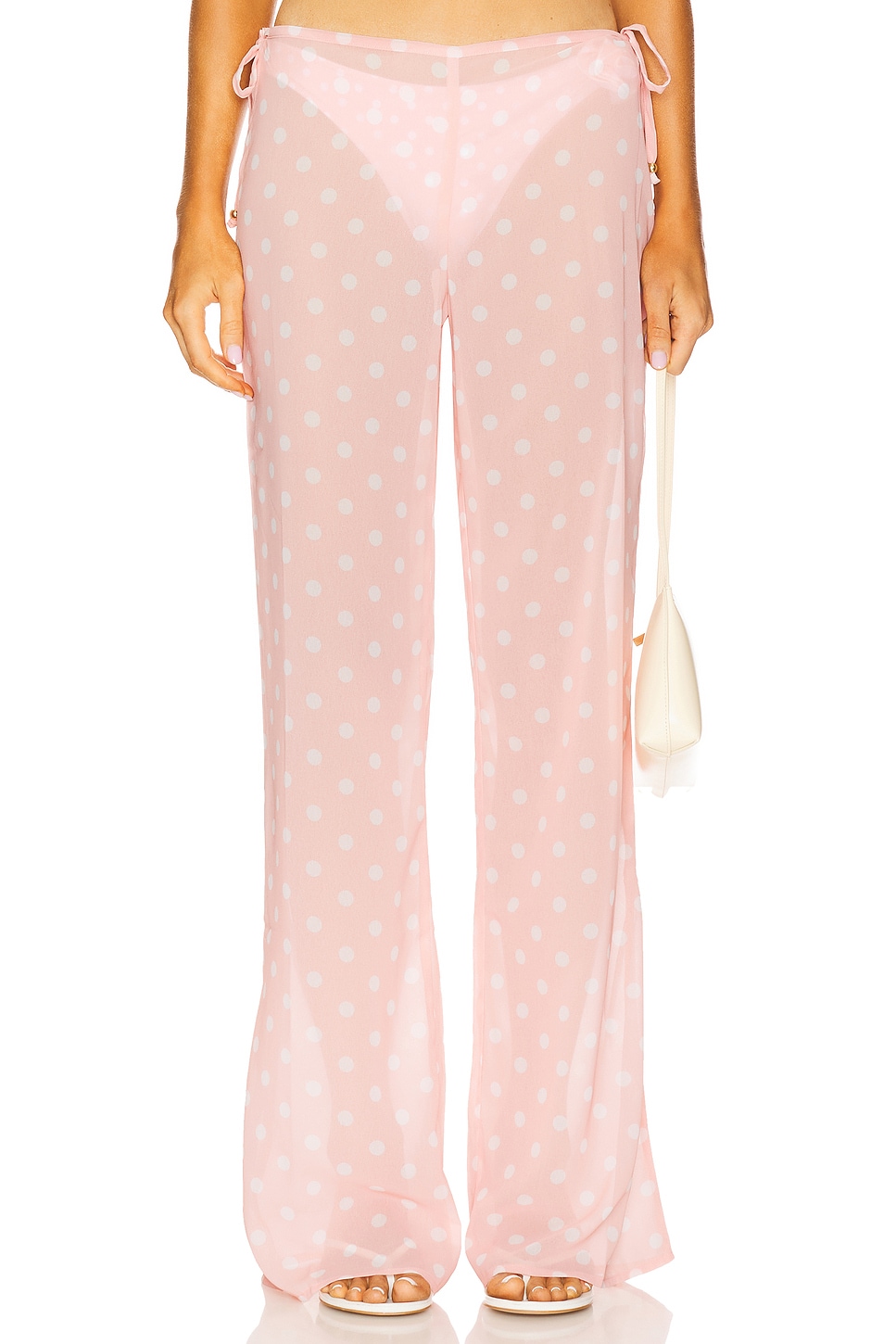 

Брюки Toya Bananhot, peach polka