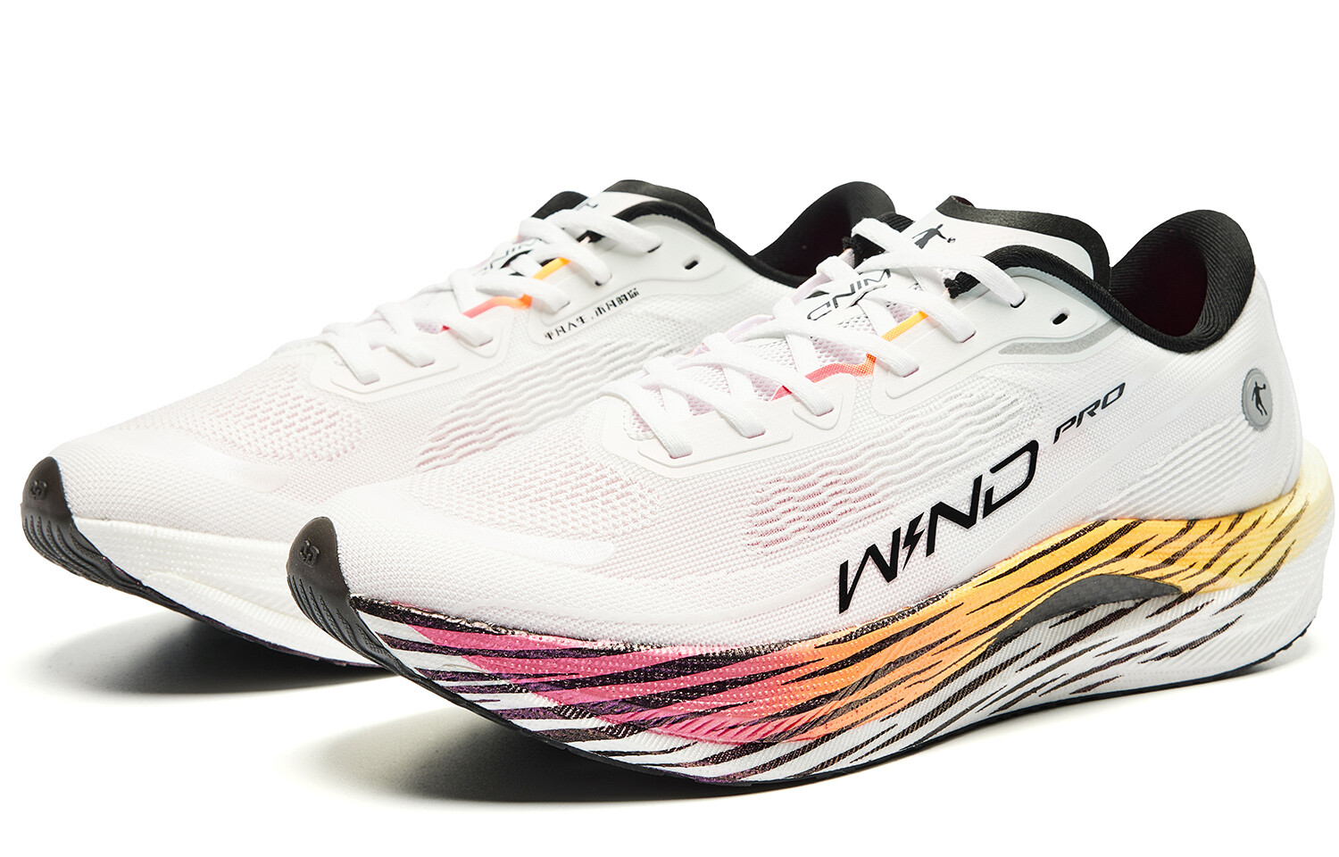 Кроссовки мужские Strong Winds 2.0 PRO с низким верхом  White Neon Pink Qiaodan — фото 3